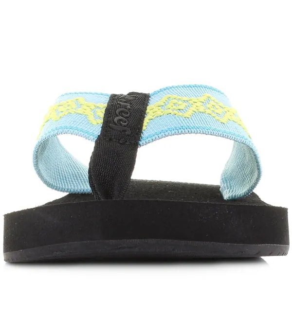 Reef Womens Sandy Flip Flops  - Aqua