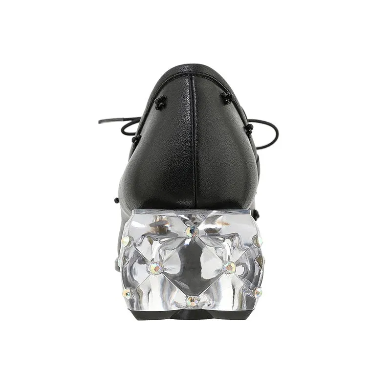 Retro String Bead Loafers woman 2021