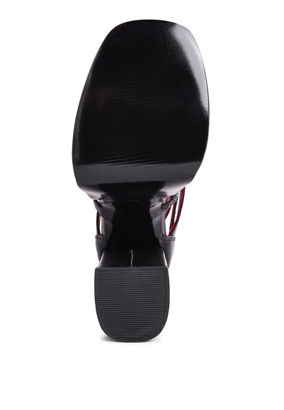 Rielle High Platform Cage Bootie Sandal