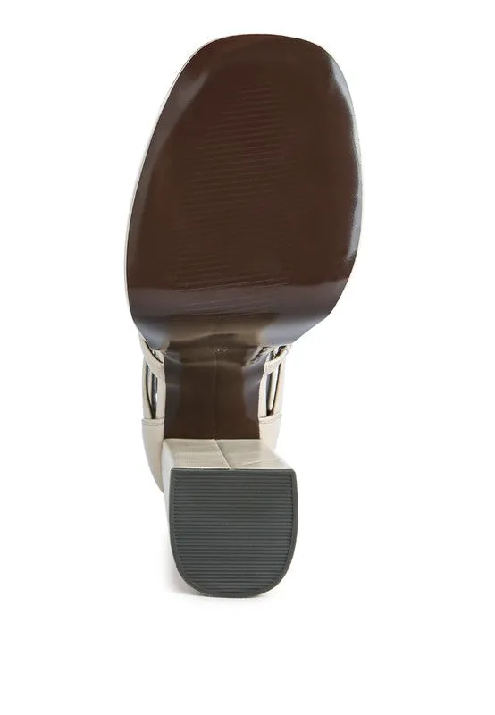 Rielle High Platform Cage Bootie Sandal