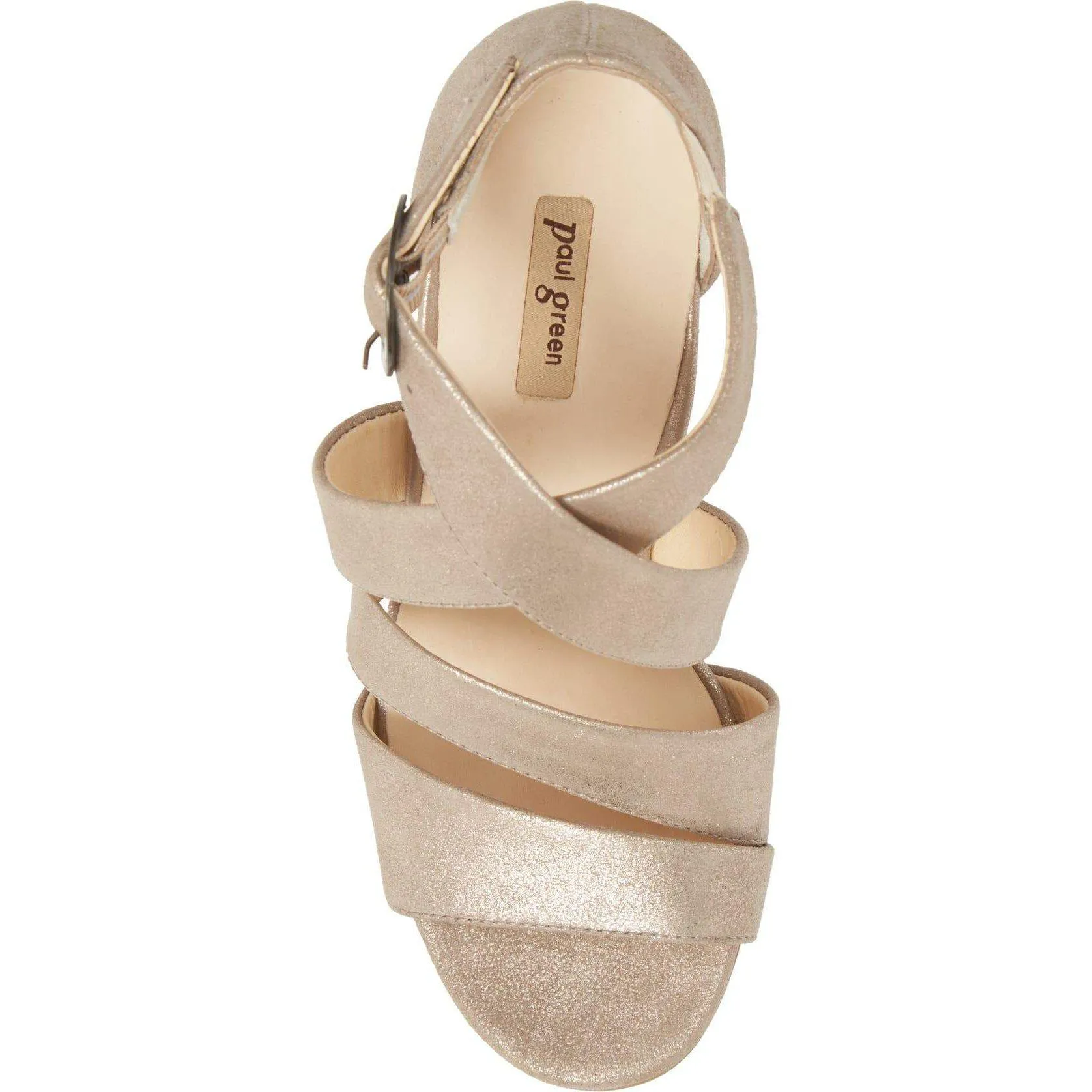 Riveriera Crisscross High-Heel Platform Sandals