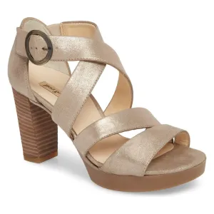 Riveriera Crisscross High-Heel Platform Sandals