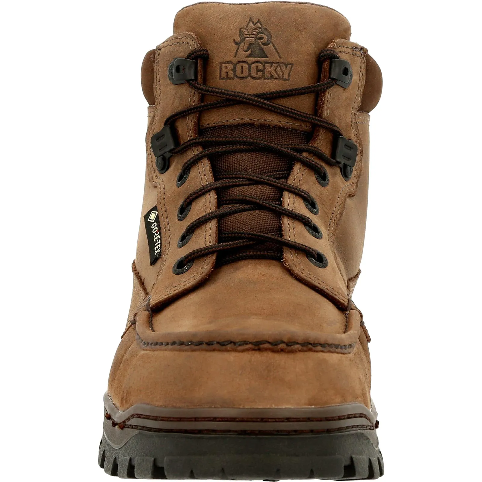 Rocky Outback Gore-Tex WP Steel Toe RKK0335 Mens Brown Wide Work Boots