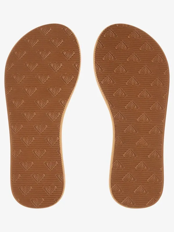 Roxy Girls Costas Flip-Flops - Black