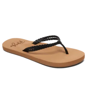 Roxy Girls Costas Flip-Flops - Black