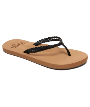 Roxy Girls Costas Flip-Flops - Black