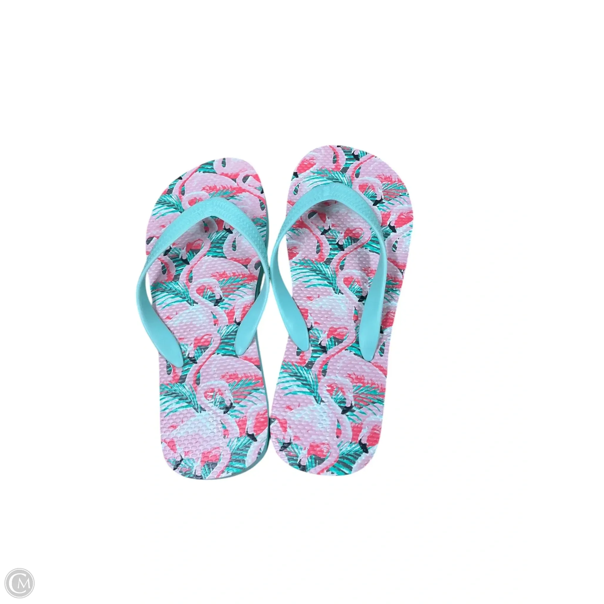 Sandals Flip Flops By Old Navy In Green, Size: 7