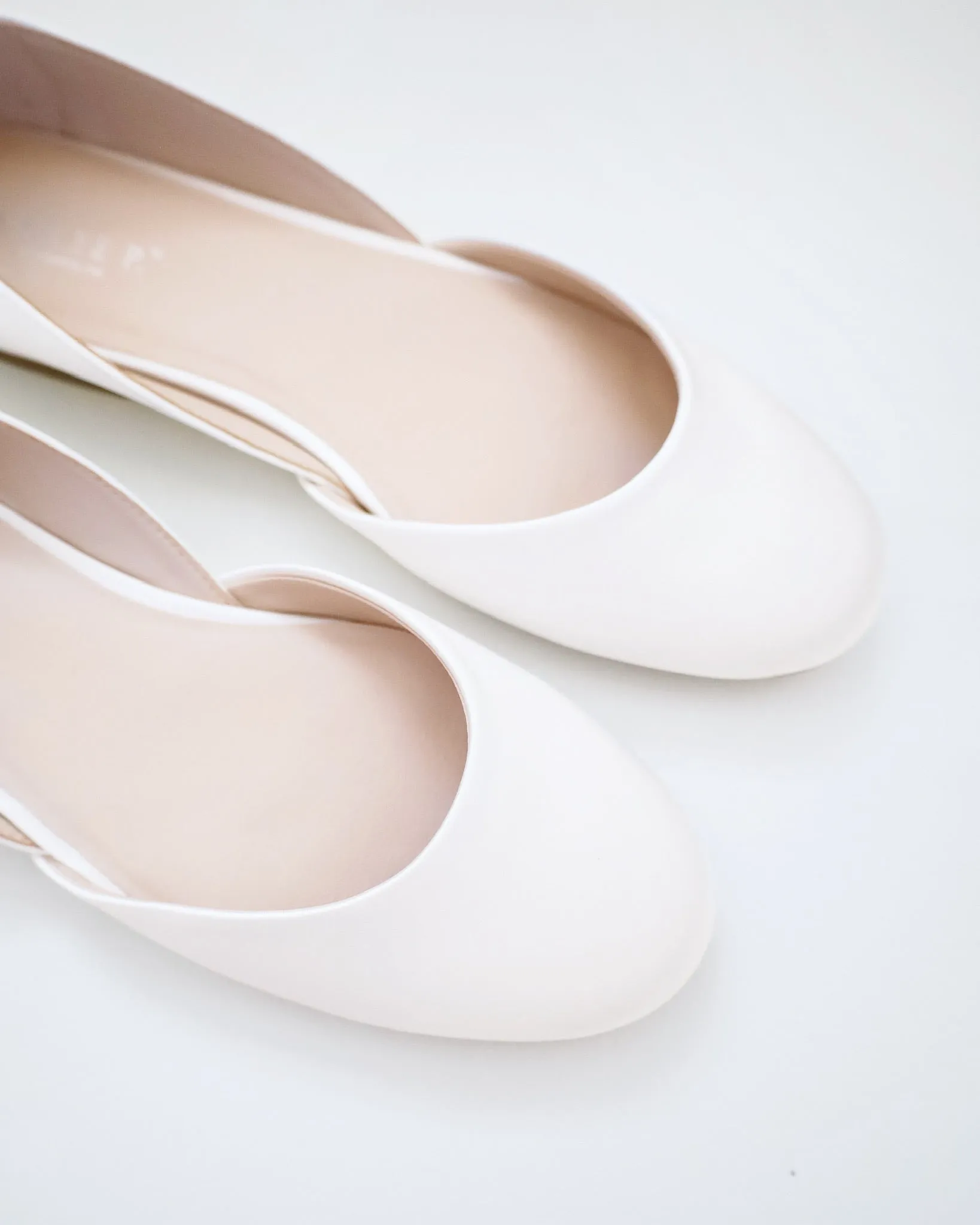 Satin Round Toe Bridal Flat with Ballerina Lace Up