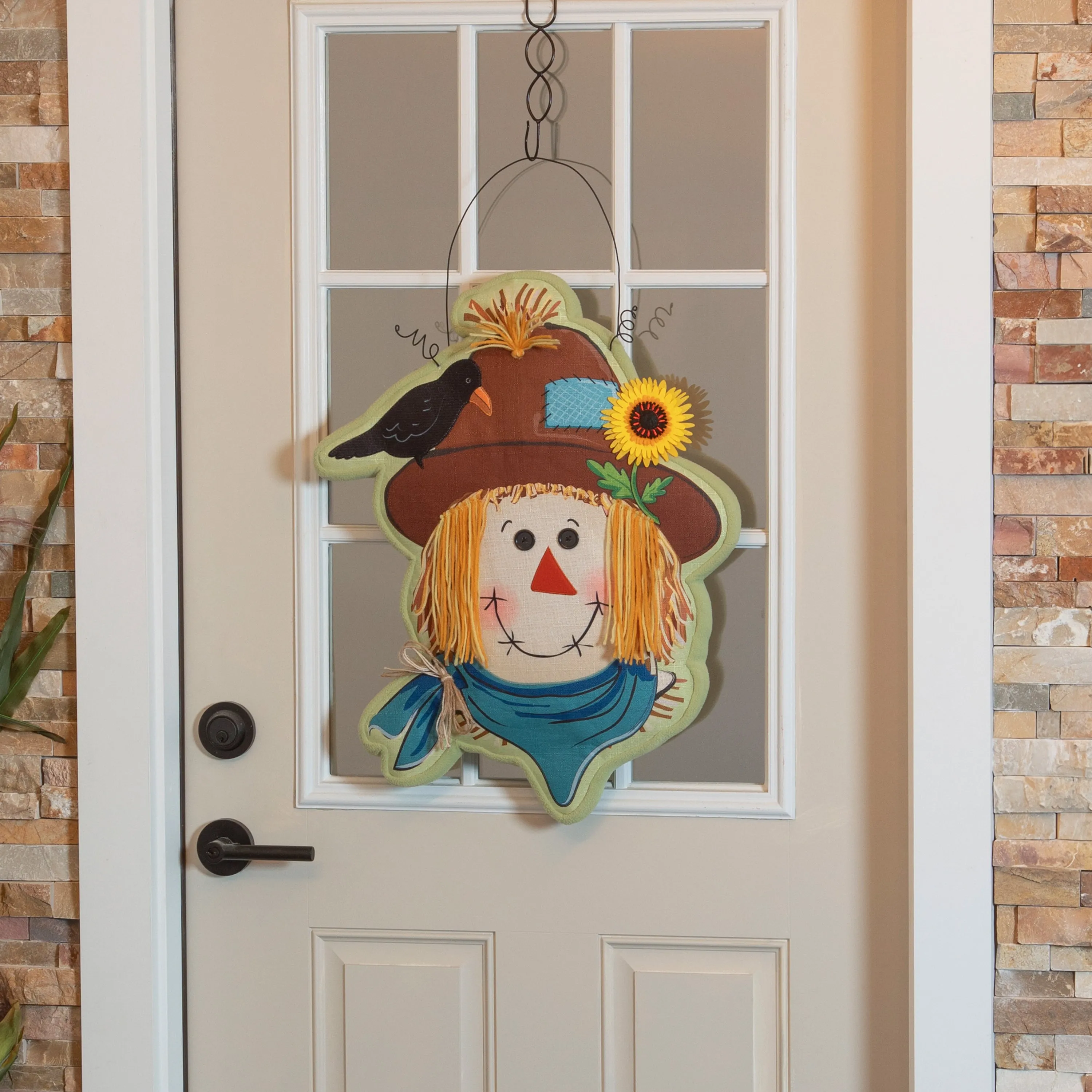 Scarecrow and Friend Estate Door Décor,2deb2577