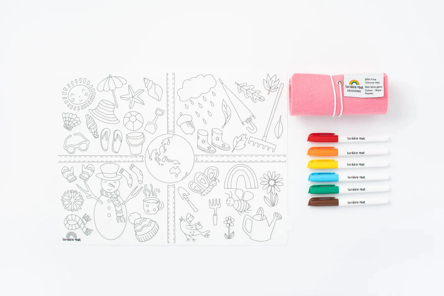 Scribble Mat - Seasons