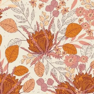 Seasonal Bouquet Plum | Flannel