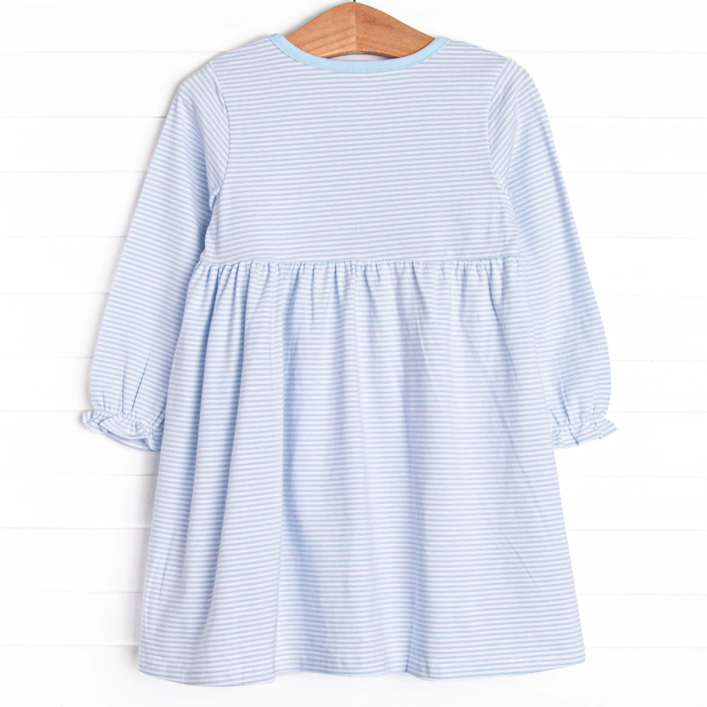 Seasonal Swim Applique Dress, Blue