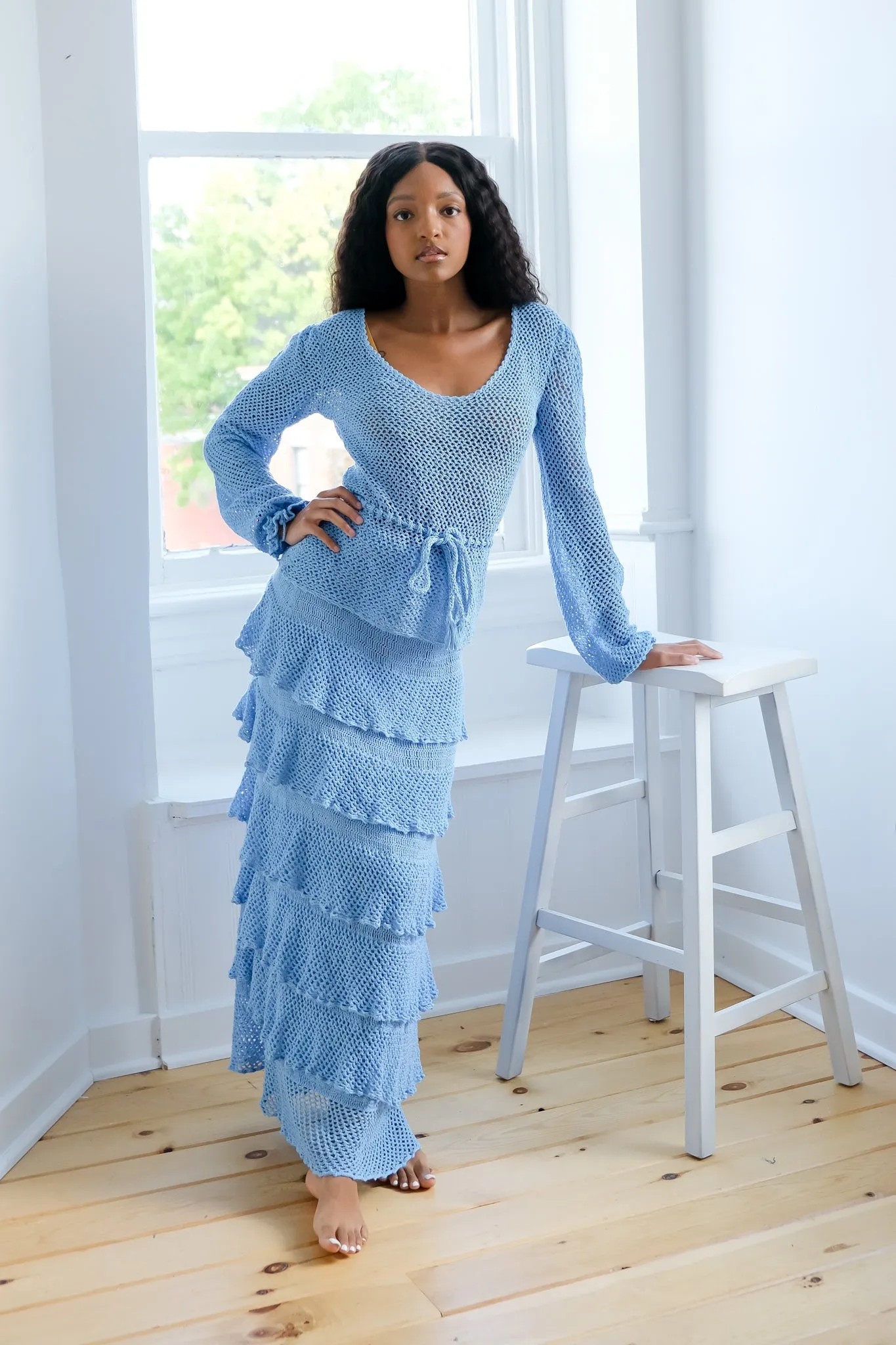 Seasonal Top in Periwinkle
