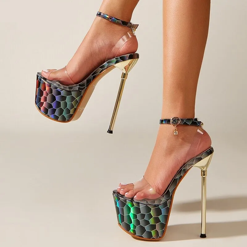 Sexy Open Toe Buckle Strap