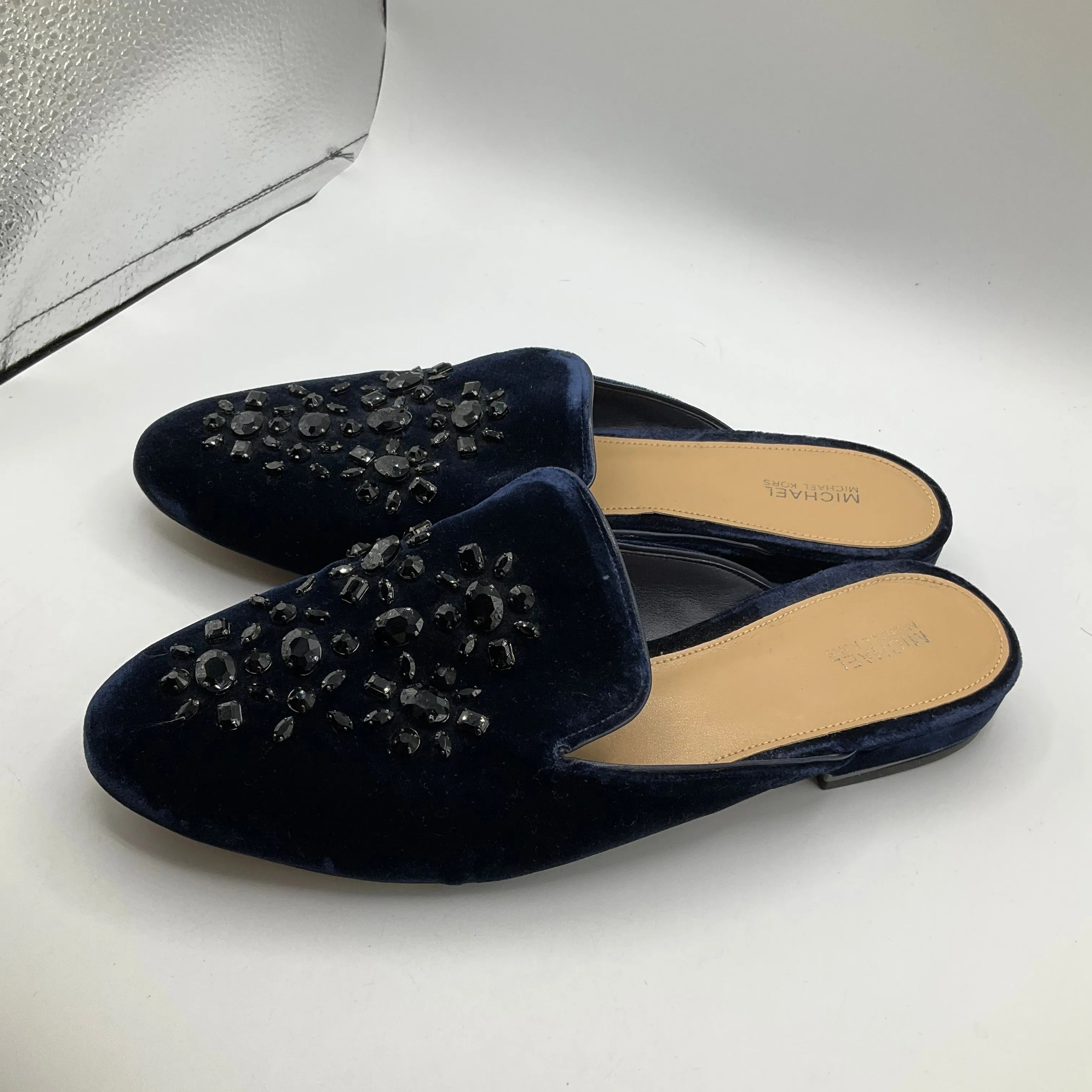 Shoes Flats By Michael Kors In Navy, Size: 10