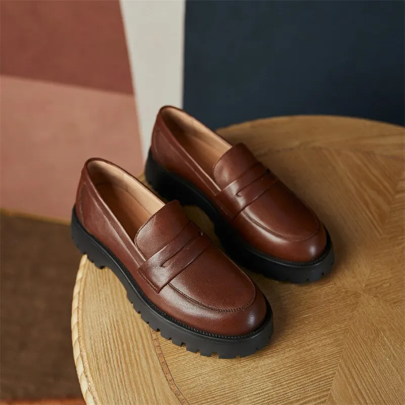 Slip On Round Toe Shoes Ladies Casual Footwear