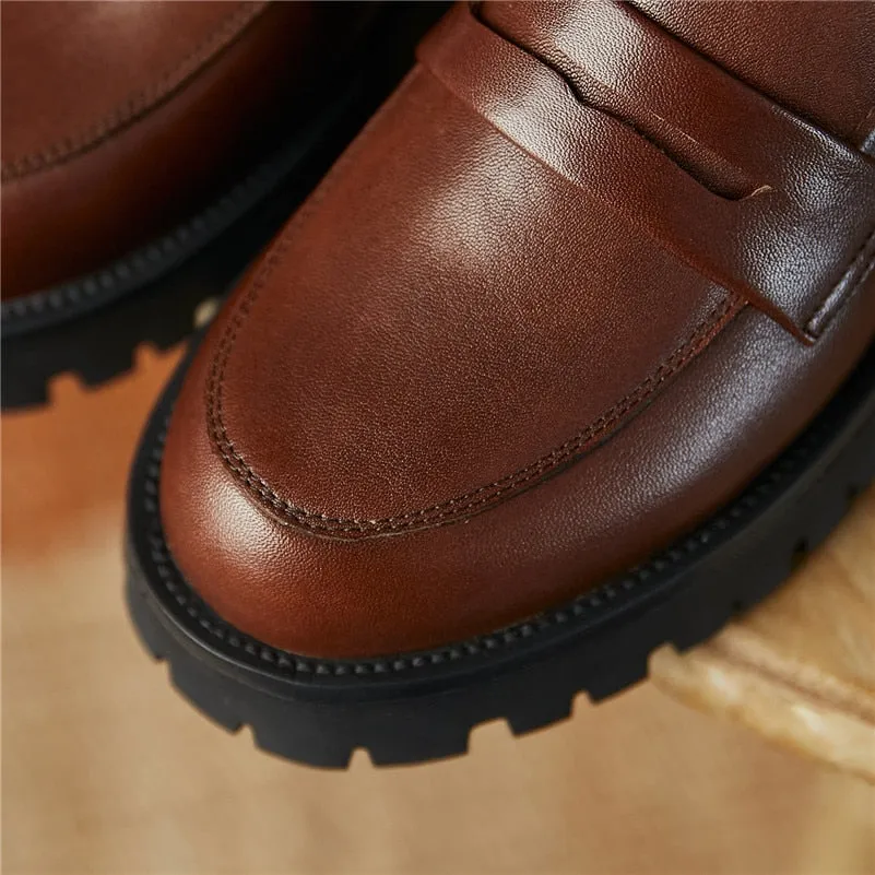 Slip On Round Toe Shoes Ladies Casual Footwear