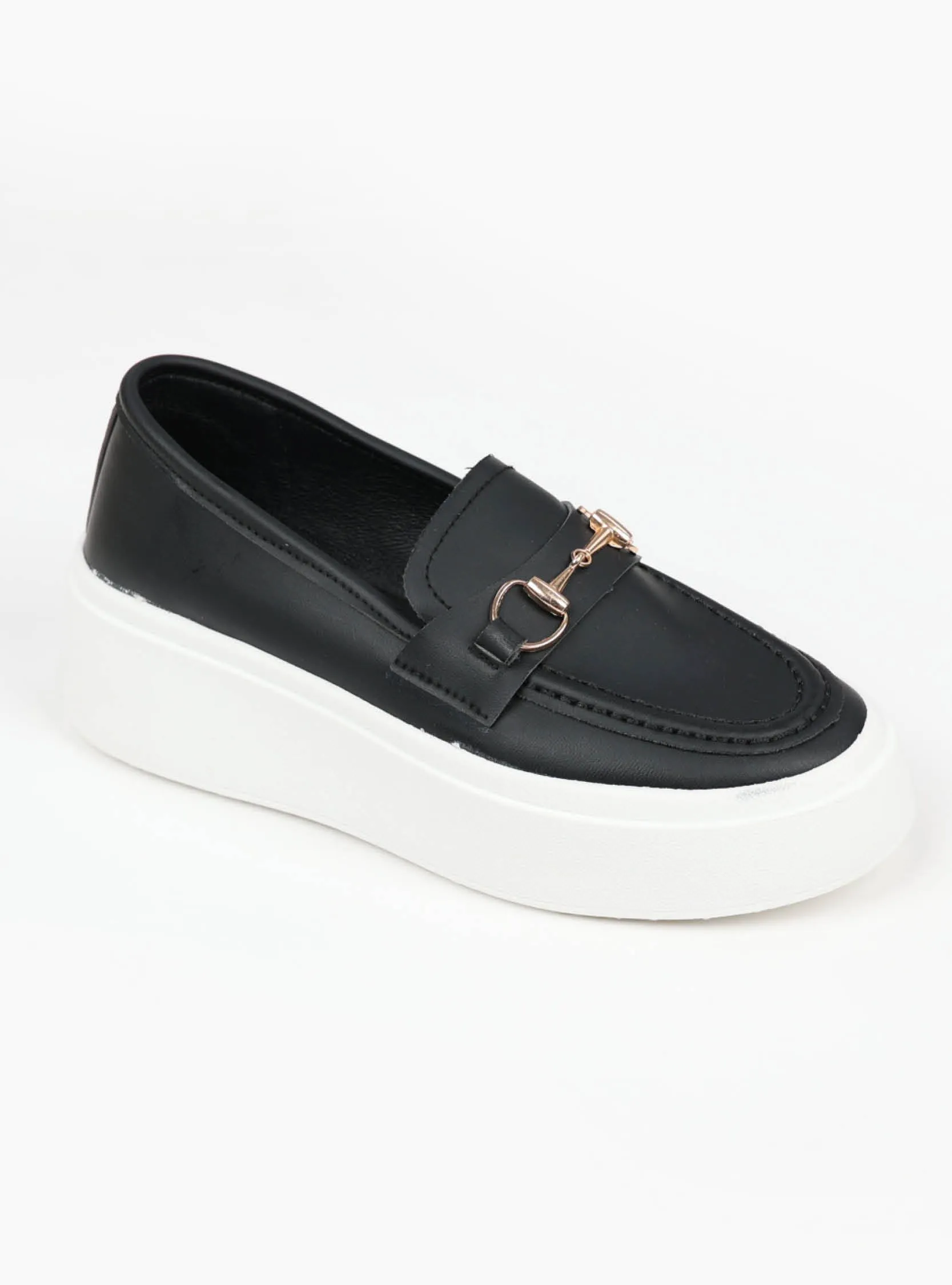 Snaffle Detail Flatform Slip-on