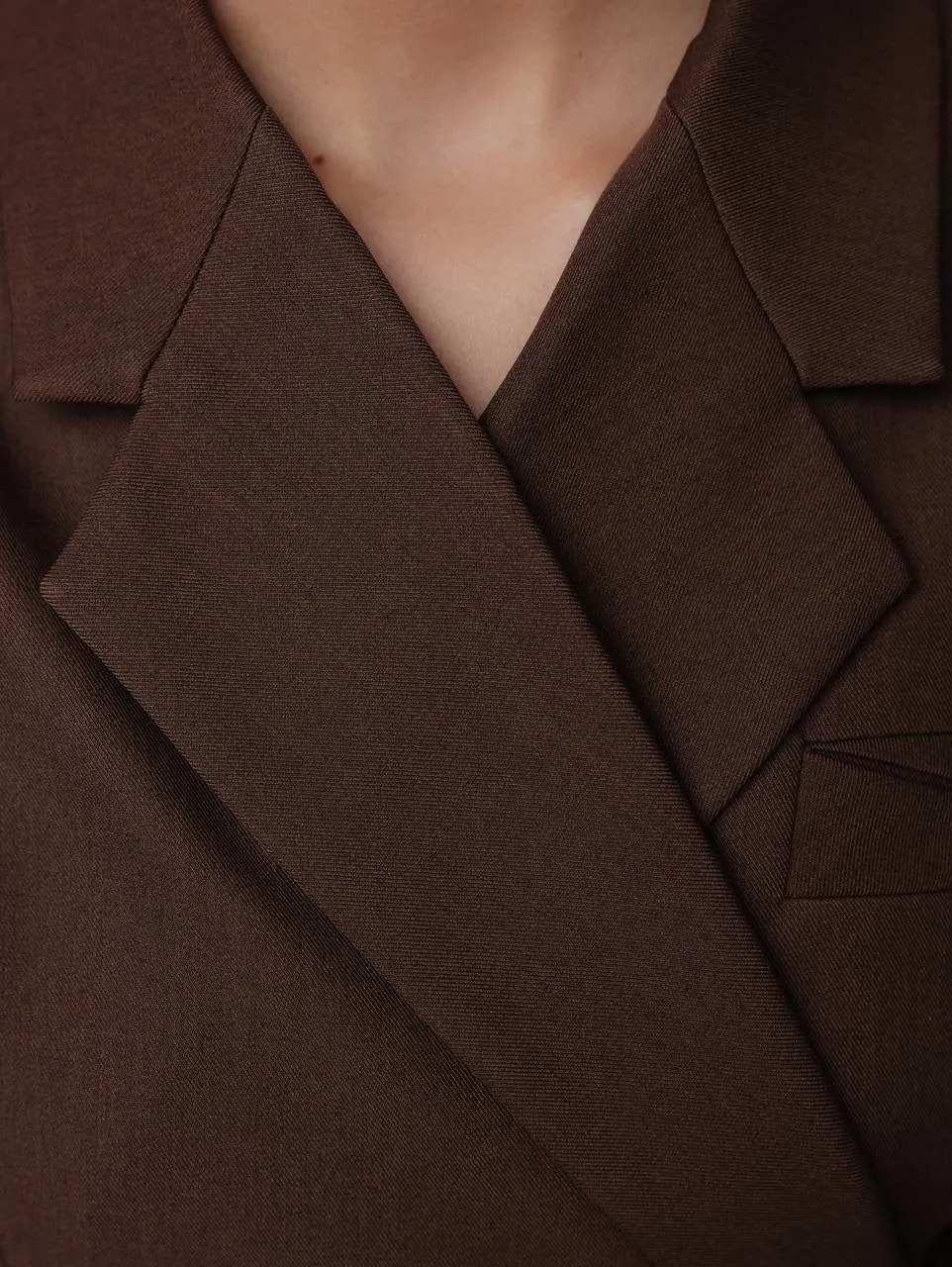 Sophisticated Brown Tailored Dress