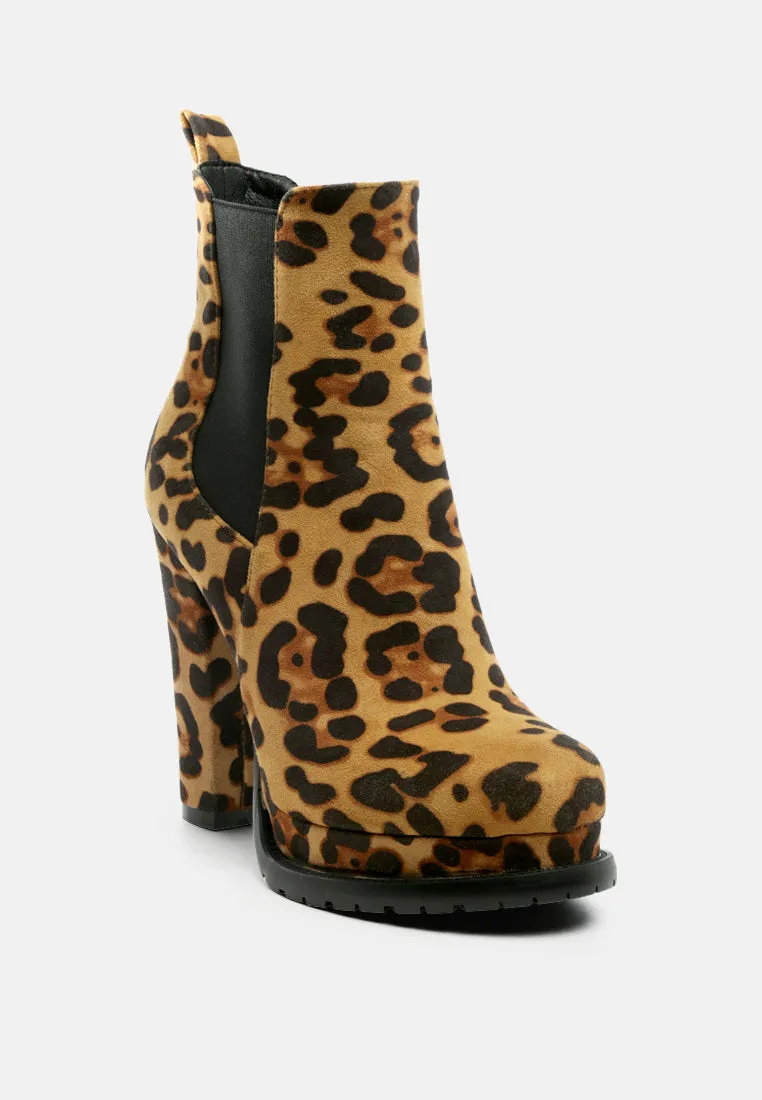 Spire Suede Block Heeled Boots By Ruw