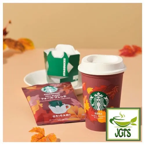 Starbucks Origami Personal Drip Coffee Autumn Blend and Cup (1 Pack)