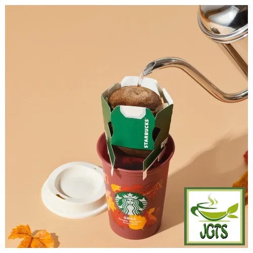 Starbucks Origami Personal Drip Coffee Autumn Blend and Cup (1 Pack)