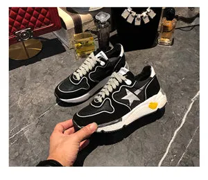 Start Sneakers Graffiti Shoes Woman Sport Zapatos De Mujer  Lace Up Running Shoes Ins Hot Distressed sneakers Retro Ladies Shoes
