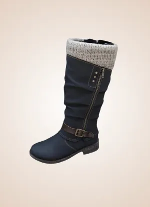 Steampunk Winter Mid Calf Boots