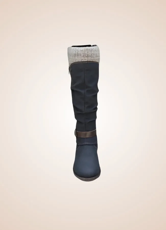 Steampunk Winter Mid Calf Boots