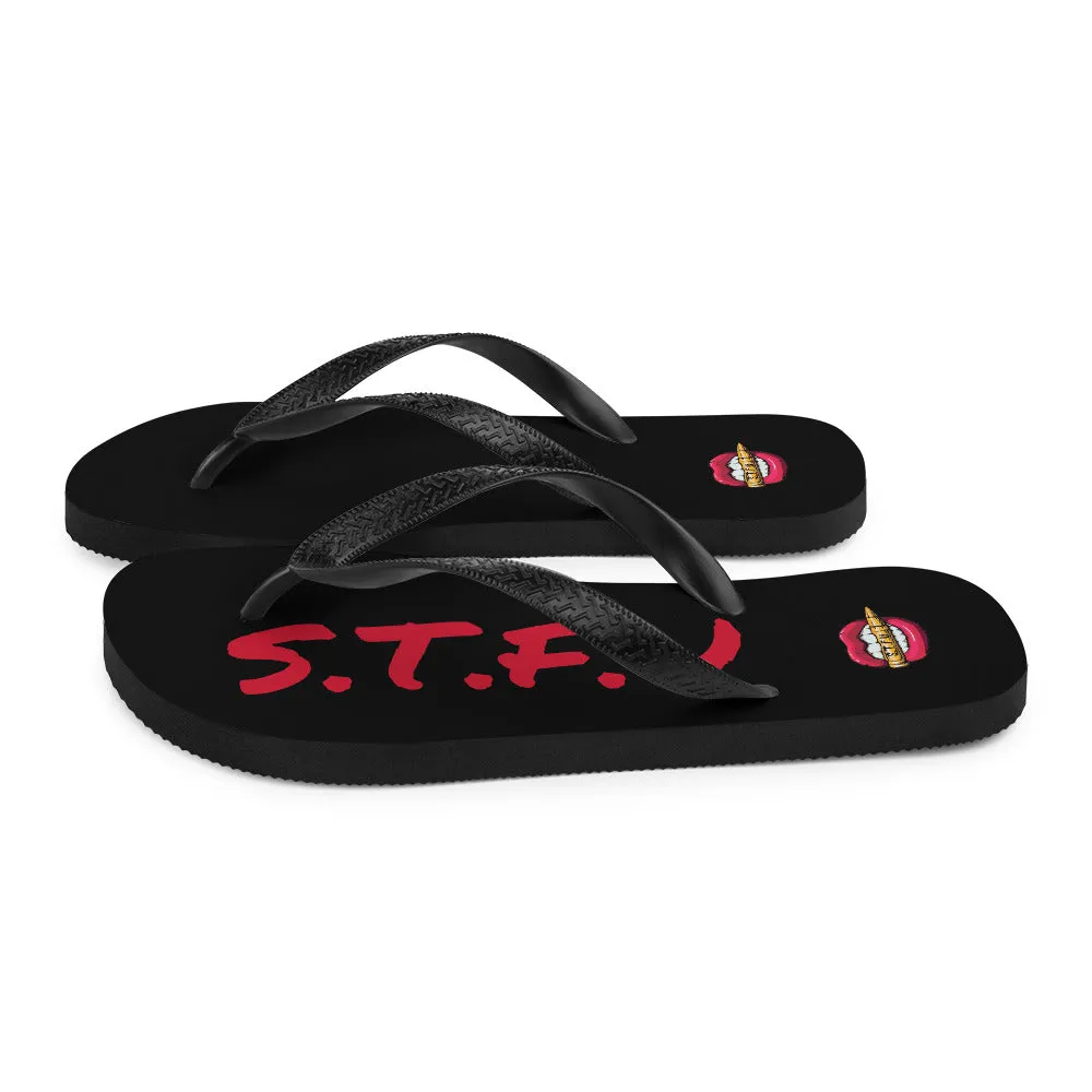 STFU Classic Logo Flip-Flops