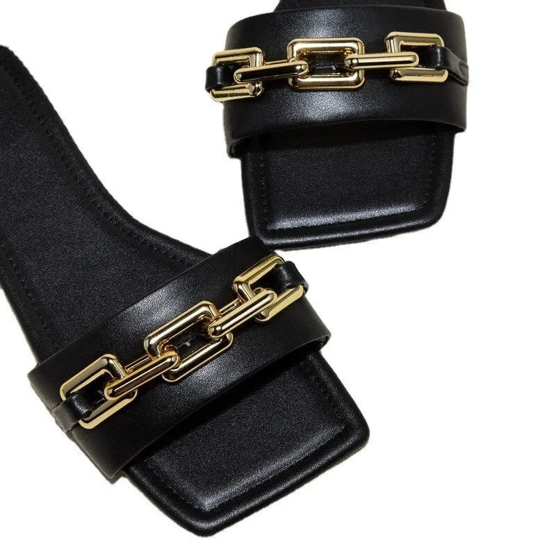 Summer Fashion Chain  Slippers