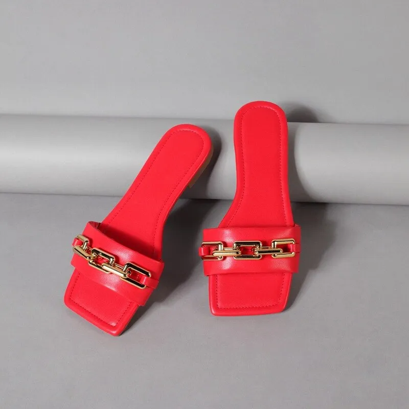 Summer Fashion Chain  Slippers