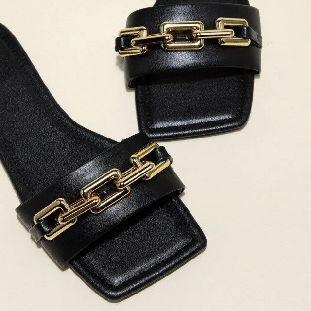 Summer Fashion Chain  Slippers