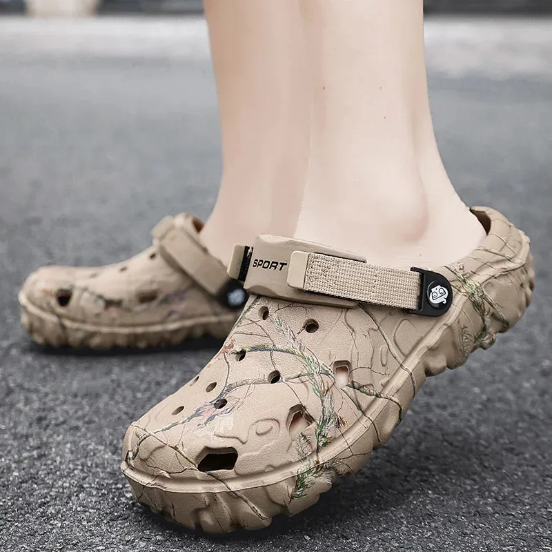 Summer Men's Sandals fishing Shoes Comfortable and Lightweight Slippers Non-Slip