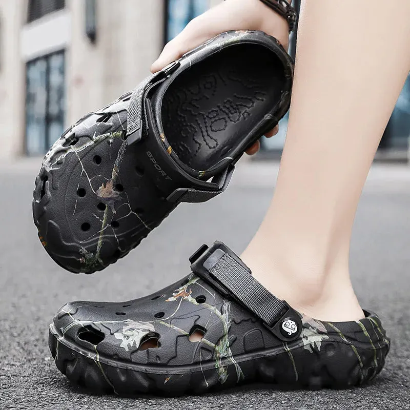 Summer Men's Sandals fishing Shoes Comfortable and Lightweight Slippers Non-Slip