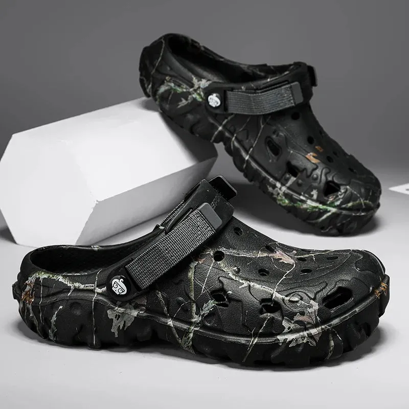 Summer Men's Sandals fishing Shoes Comfortable and Lightweight Slippers Non-Slip