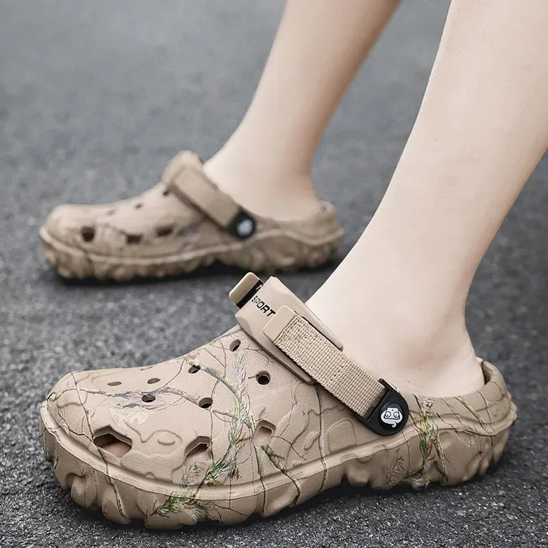 Summer Men's Sandals fishing Shoes Comfortable and Lightweight Slippers Non-Slip