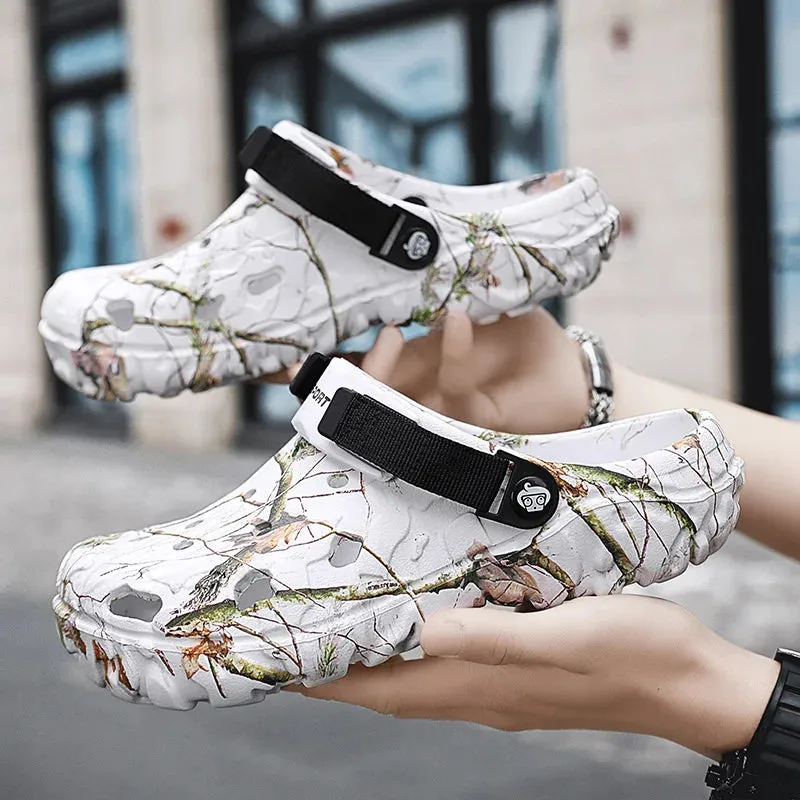 Summer Men's Sandals fishing Shoes Comfortable and Lightweight Slippers Non-Slip