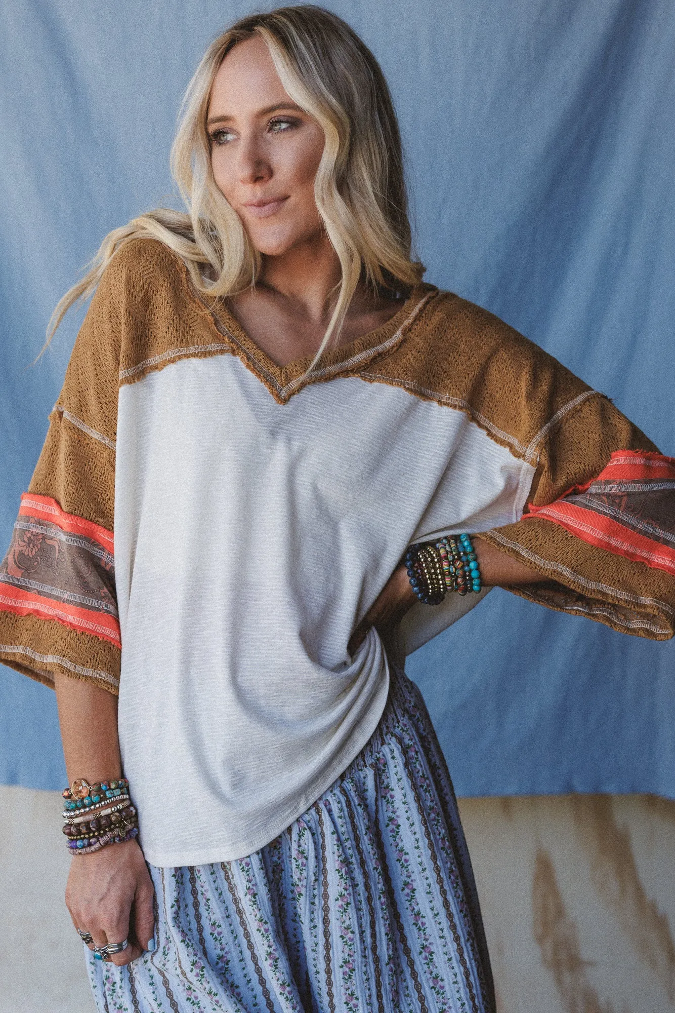 Sundrift Bell Sleeve Top - Ivory