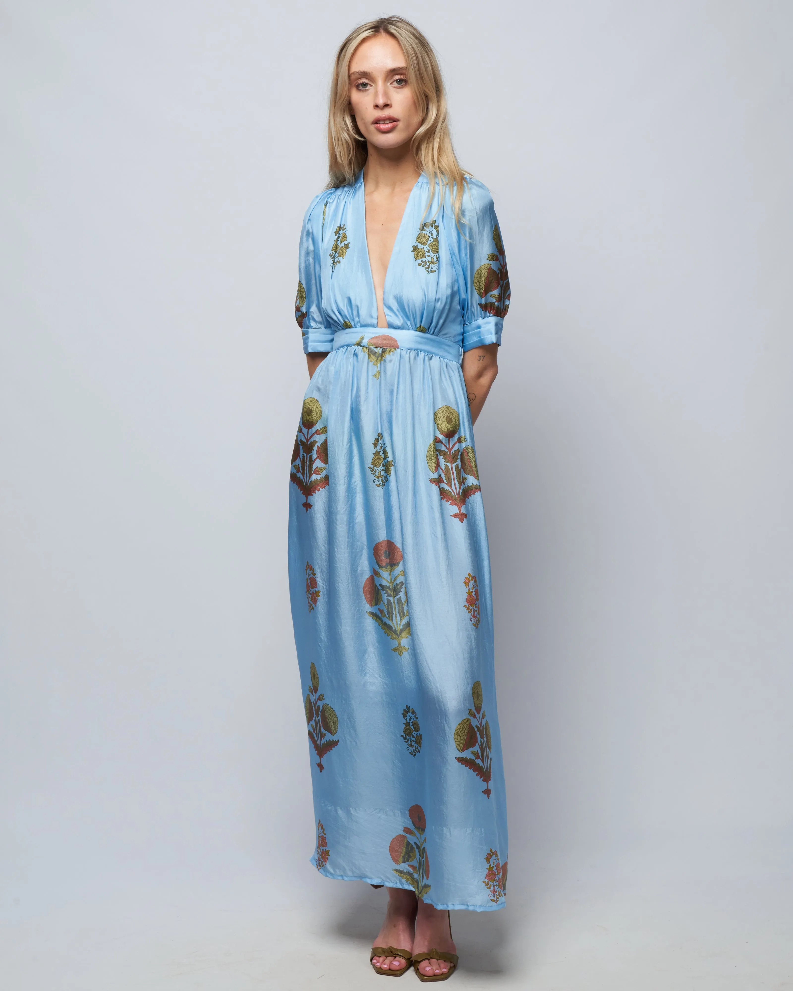 surya dress - skyscape