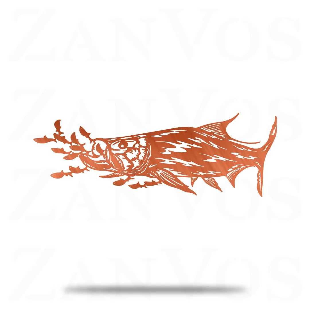 Tarpon Chasing Bait