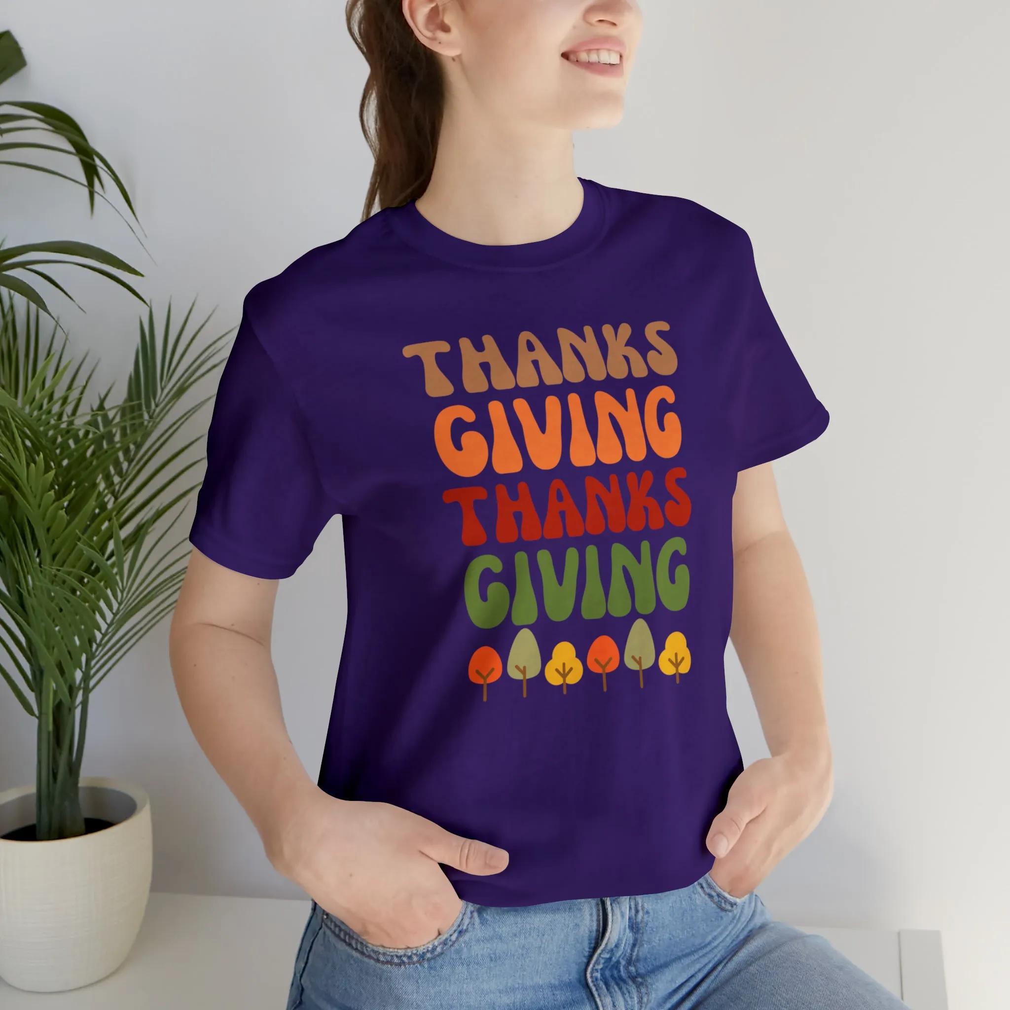 Thanksgiving Season T-Shirt, Fall T-Shirt for Women, Pumpkin Patch Tee,  Bella Canvas 3001 Unisex Shirt, Autumn Short Sleeve Tshirt