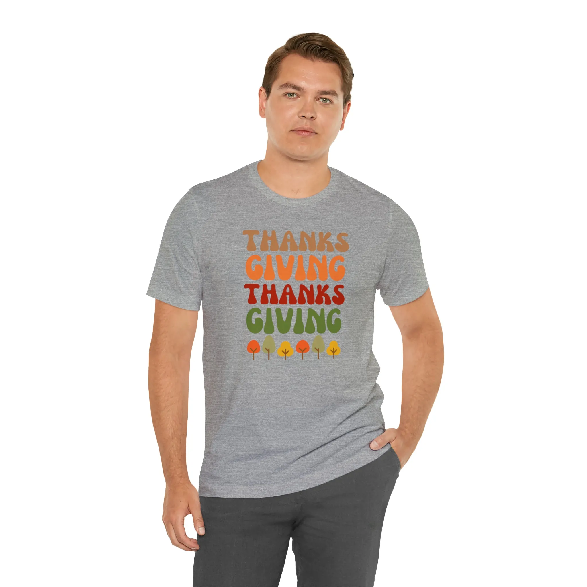 Thanksgiving Season T-Shirt, Fall T-Shirt for Women, Pumpkin Patch Tee,  Bella Canvas 3001 Unisex Shirt, Autumn Short Sleeve Tshirt
