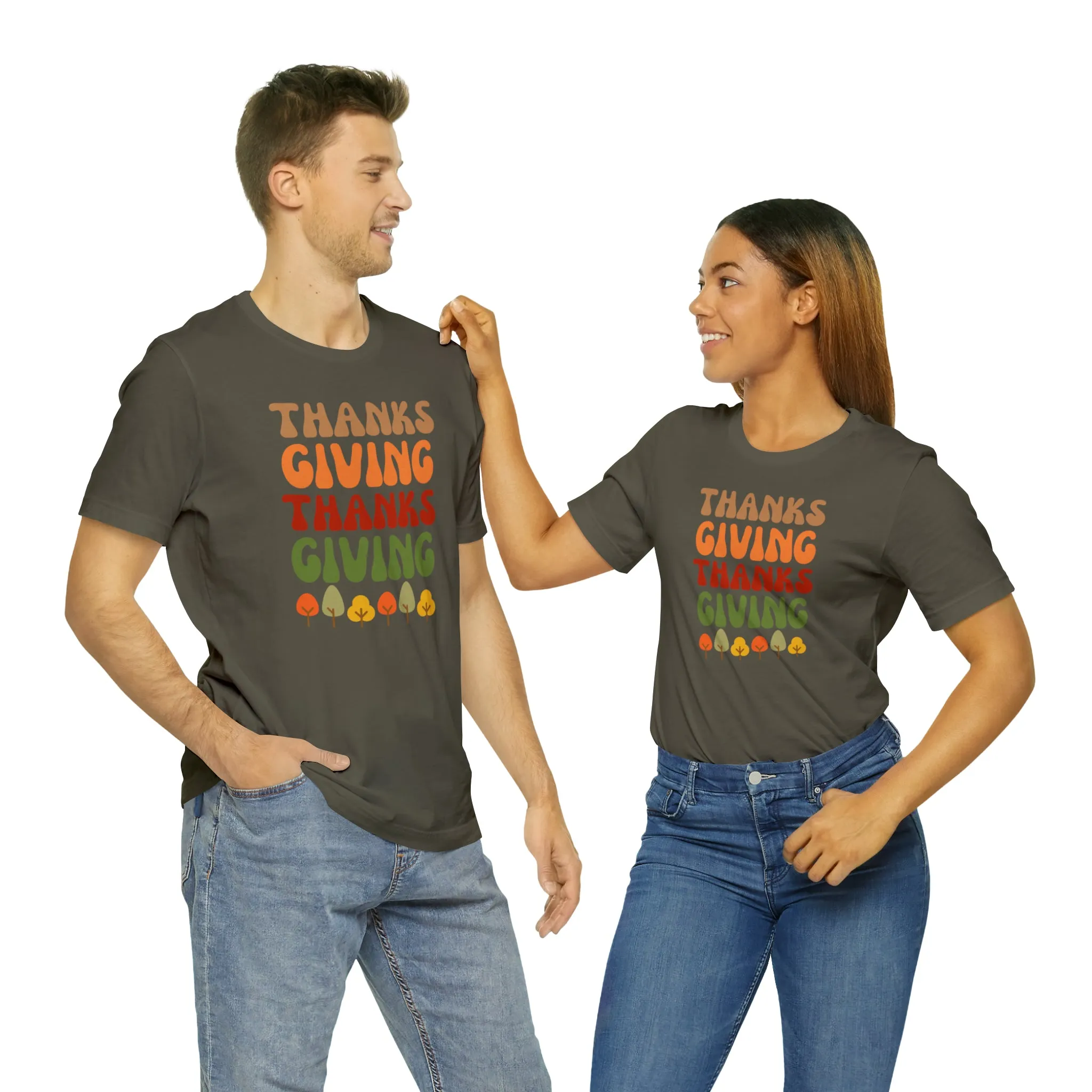 Thanksgiving Season T-Shirt, Fall T-Shirt for Women, Pumpkin Patch Tee,  Bella Canvas 3001 Unisex Shirt, Autumn Short Sleeve Tshirt
