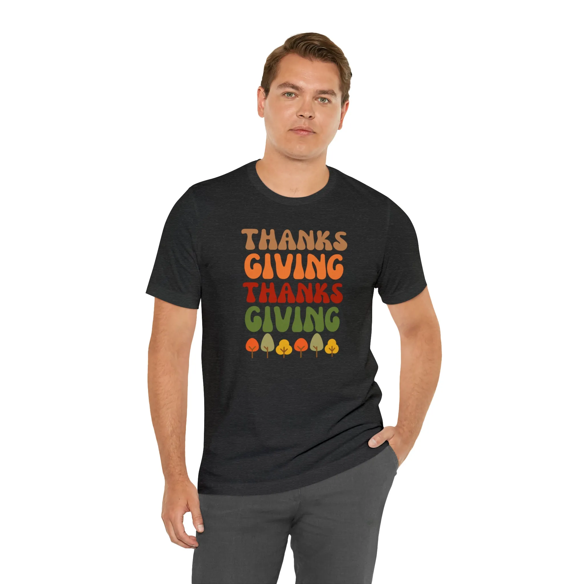Thanksgiving Season T-Shirt, Fall T-Shirt for Women, Pumpkin Patch Tee,  Bella Canvas 3001 Unisex Shirt, Autumn Short Sleeve Tshirt