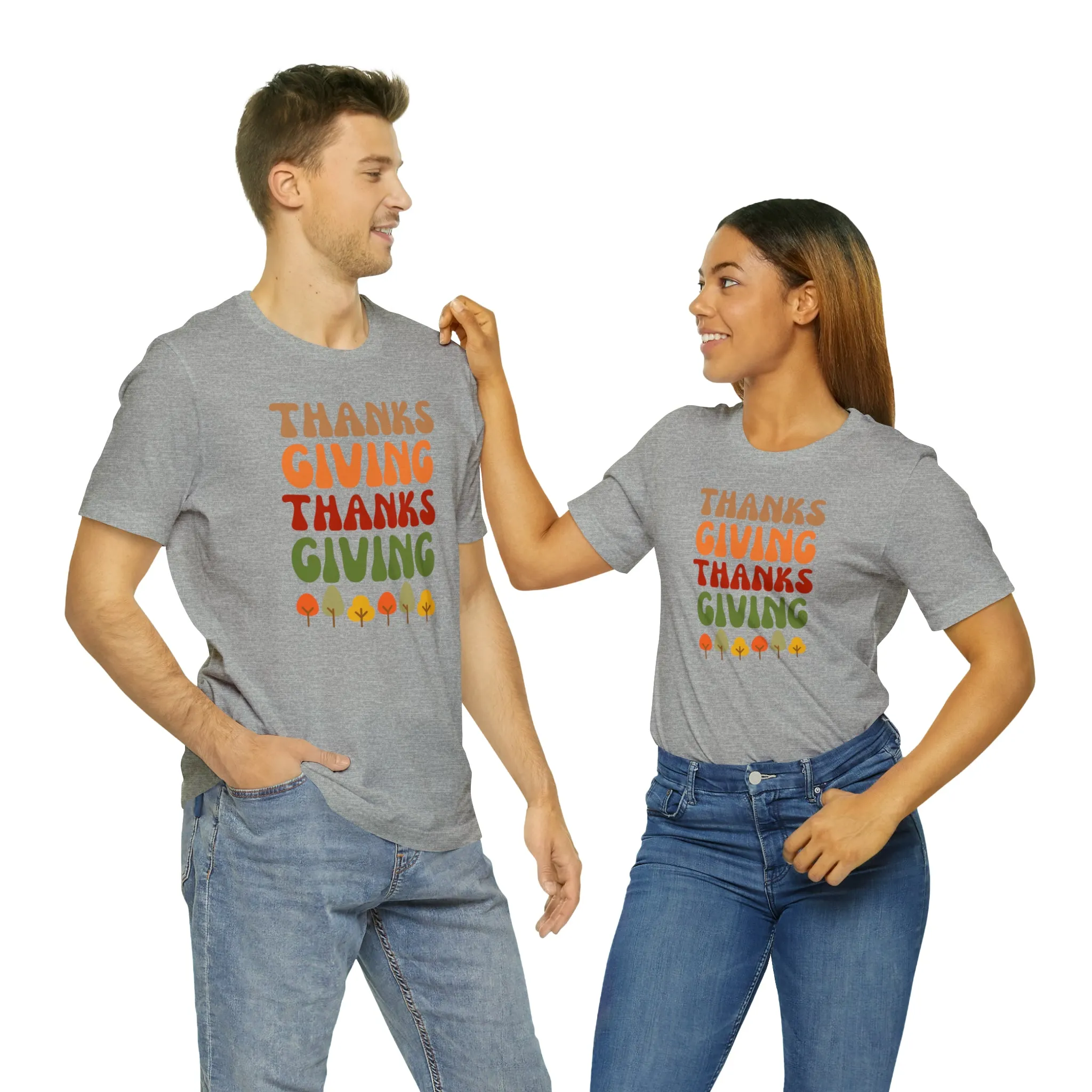 Thanksgiving Season T-Shirt, Fall T-Shirt for Women, Pumpkin Patch Tee,  Bella Canvas 3001 Unisex Shirt, Autumn Short Sleeve Tshirt
