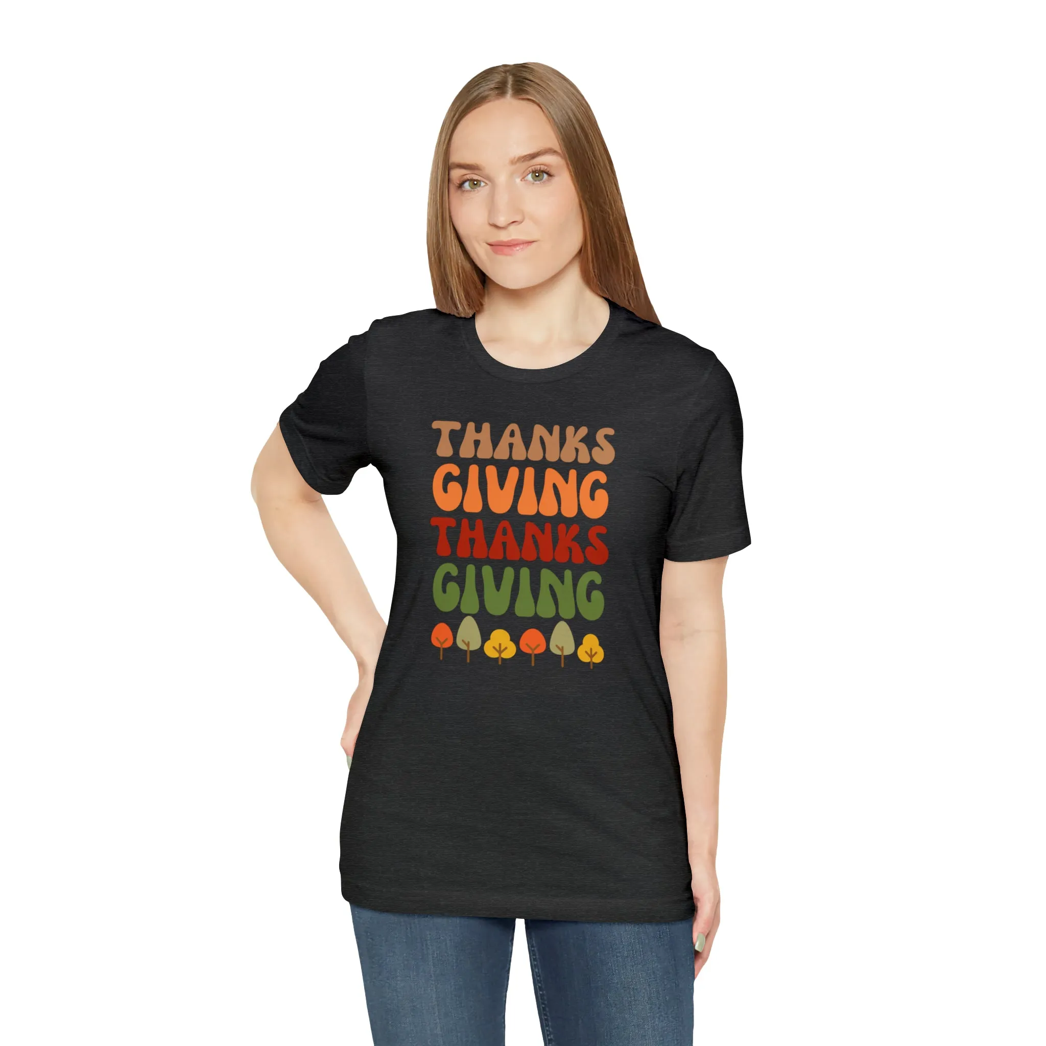 Thanksgiving Season T-Shirt, Fall T-Shirt for Women, Pumpkin Patch Tee,  Bella Canvas 3001 Unisex Shirt, Autumn Short Sleeve Tshirt