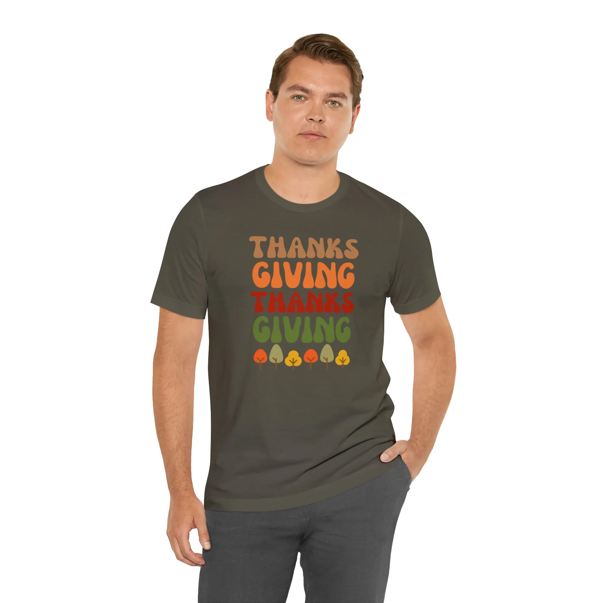 Thanksgiving Season T-Shirt, Fall T-Shirt for Women, Pumpkin Patch Tee,  Bella Canvas 3001 Unisex Shirt, Autumn Short Sleeve Tshirt