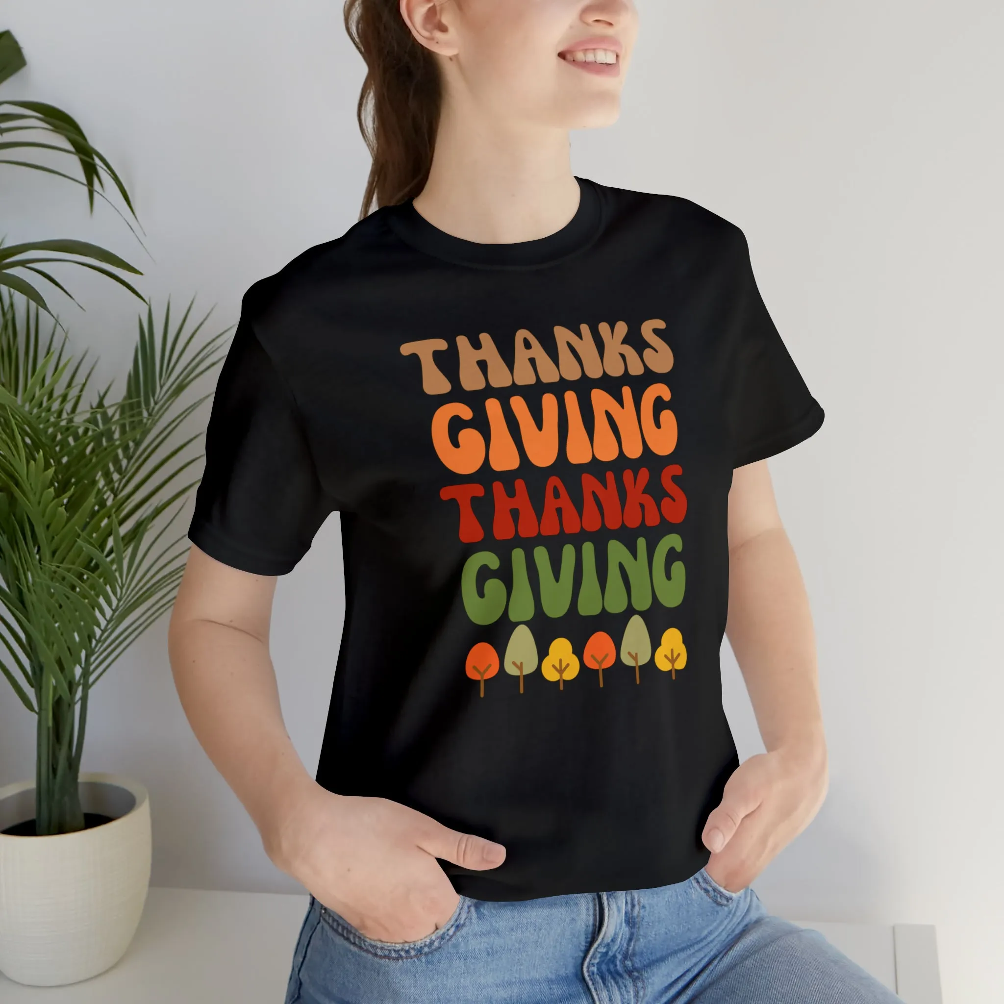 Thanksgiving Season T-Shirt, Fall T-Shirt for Women, Pumpkin Patch Tee,  Bella Canvas 3001 Unisex Shirt, Autumn Short Sleeve Tshirt