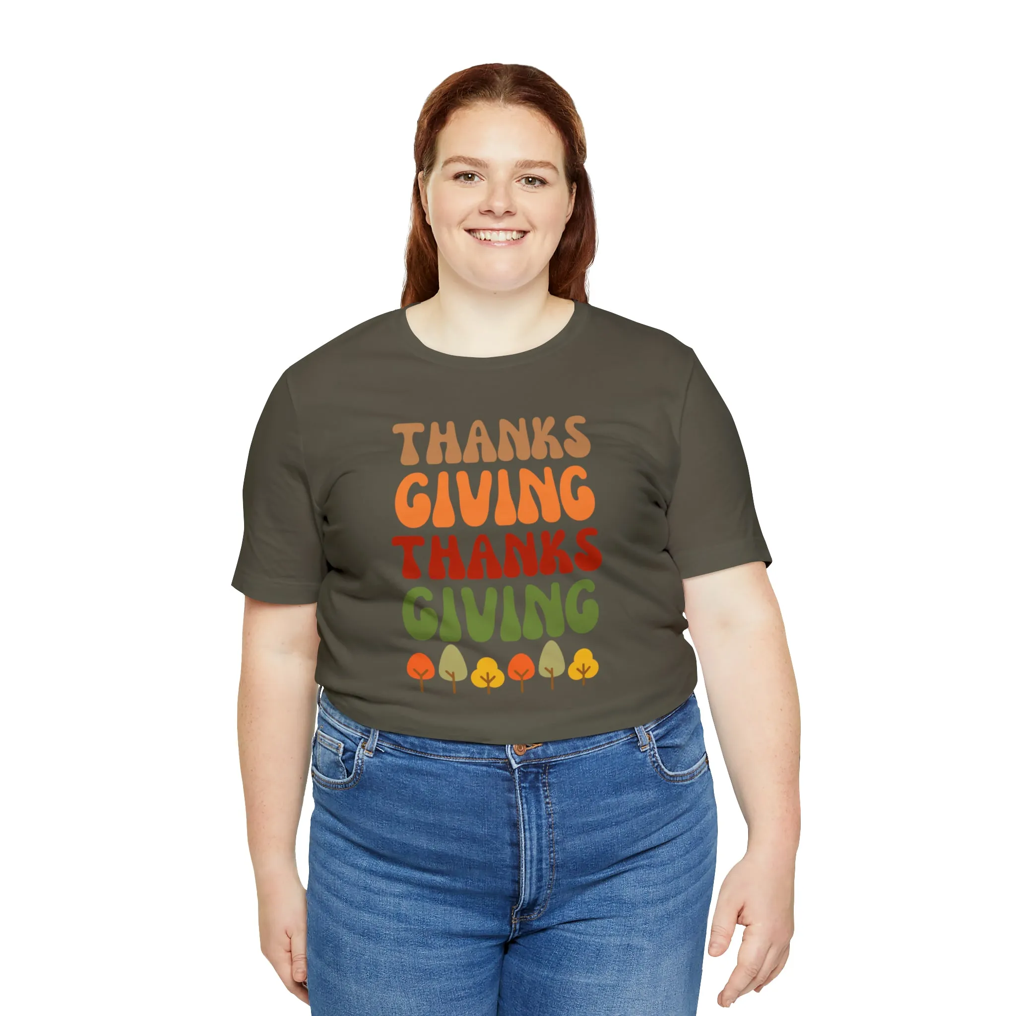 Thanksgiving Season T-Shirt, Fall T-Shirt for Women, Pumpkin Patch Tee,  Bella Canvas 3001 Unisex Shirt, Autumn Short Sleeve Tshirt
